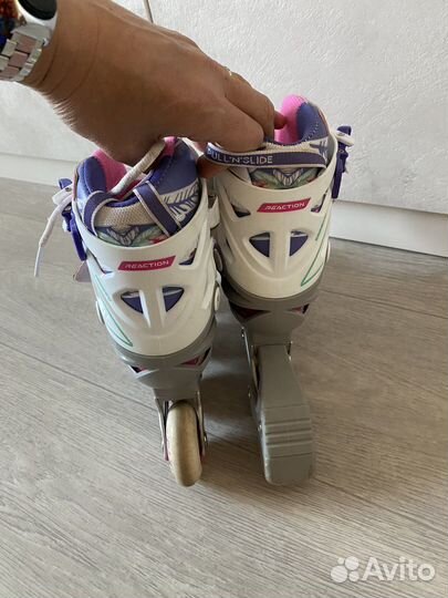 Ролики детские reaction раздвижные р.26-31