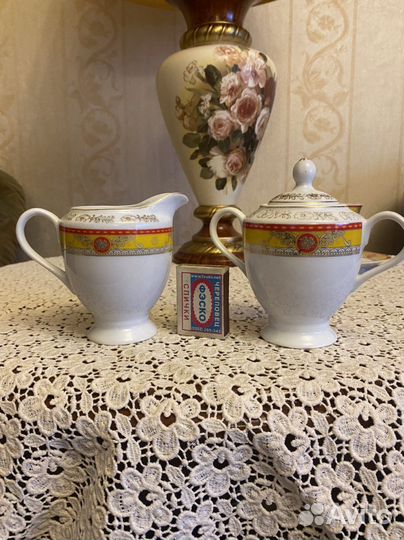 Сервиз чайный/кофейный Коралл, блюдце лфз