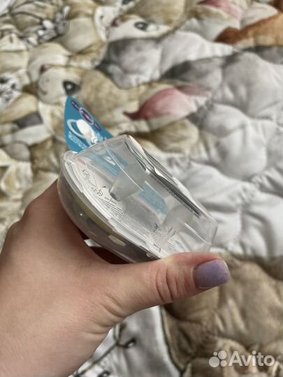 Пустышка 6-10 philips avent ultra air с футляром