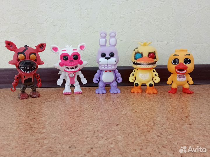 Игрушки аниматроники “Пять ночей с Фреди”–5 персон