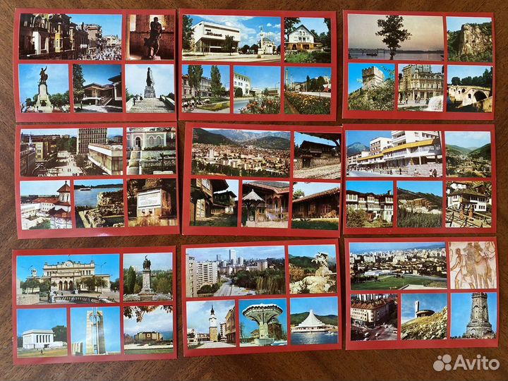 Набор винтажных открыток Болгария - земля моя