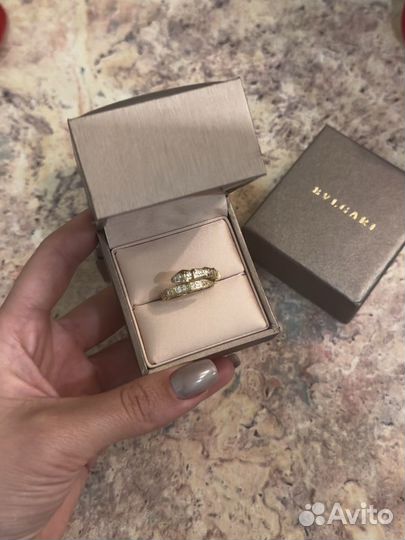 Золотое Кольцо bvlgari змея 585