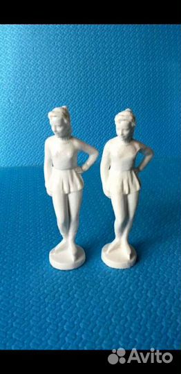 Статуэтки СССР Колкий пластик Фигуристки