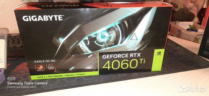 Видеокартаgigabyte GeForce RTX 4060 Ti eagle OC 8G