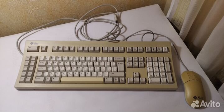 Клавиатура + мышка комплект. SUN. Раритет