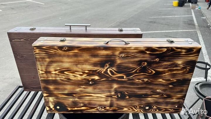 Набор дипломат /стол +шампуры