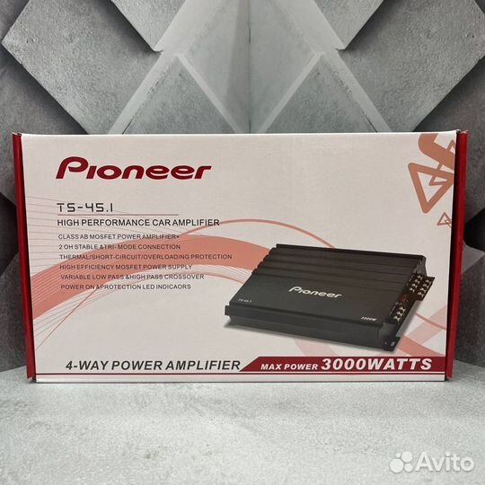 Усилитель 4 канальный pioneer 3000w