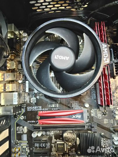 Материнская плата + ryzen 5 2600x +16gb