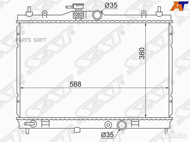 Радиатор охлаждения Ниссан Джук HR16 10