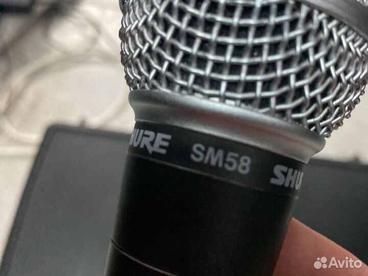 Микрофон динамический shure sm-58