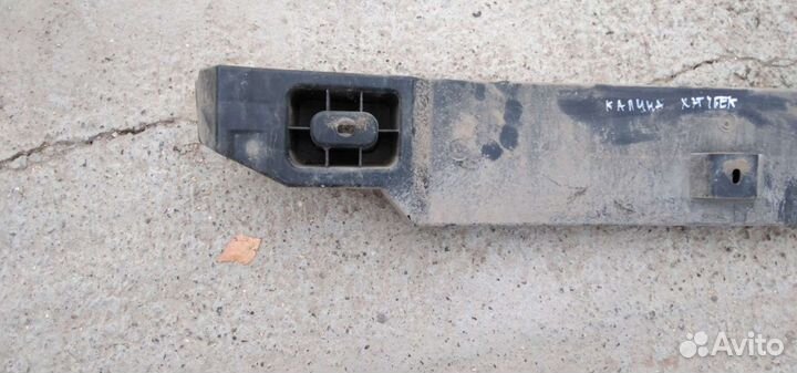 Задний усилитель бампера лада калина