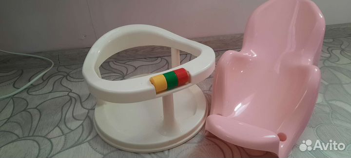 Стульчик+горка для купания