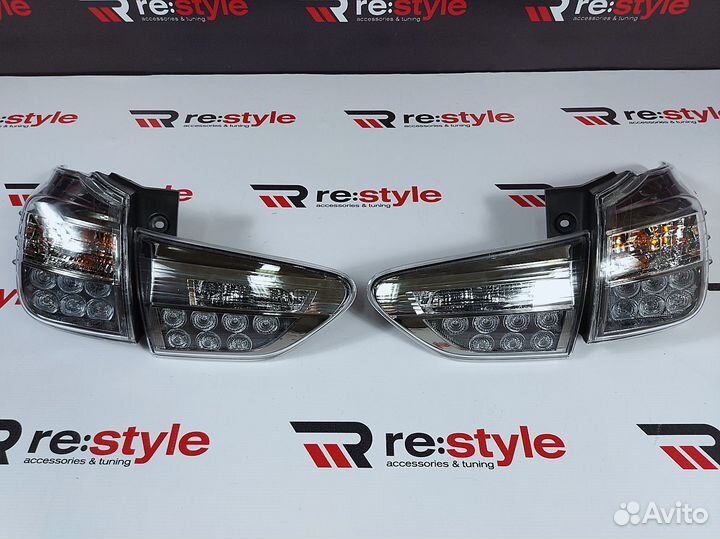 Стопы Toyota Wish 20 Белые Vland