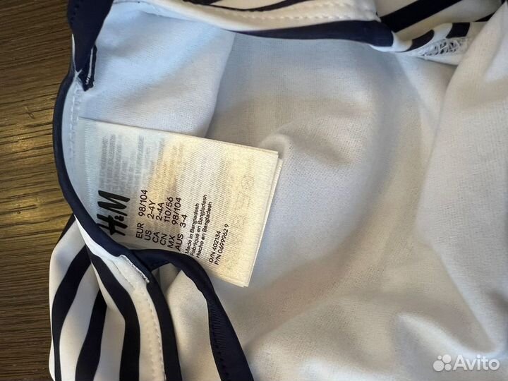 Купальник 98-104 Hm, burberry, soft galery