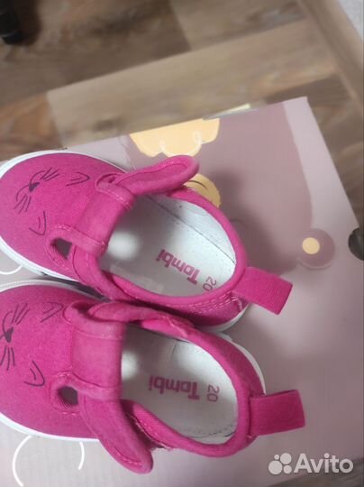 Кеды для девочки 20 размер