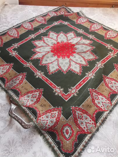 Платок шерстяной винтажный