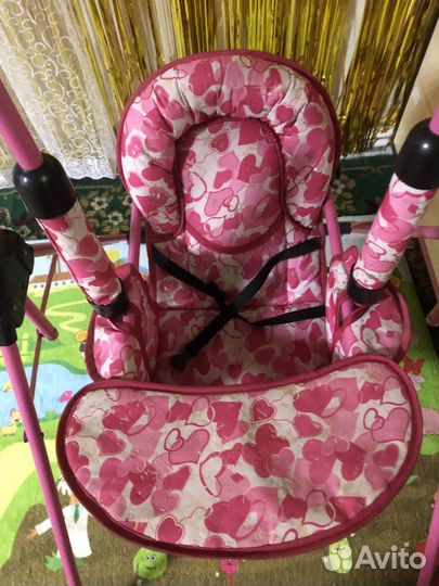 Напольные детские качели для дома