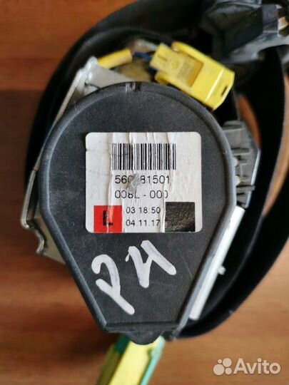 Ремень безопасности Porshe Cayenne