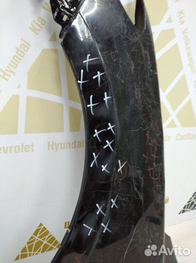 Крыло переднее левое Hyundai Santa Fe 2 CM