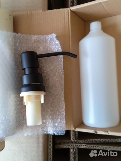 Мойка + смеситель с фильтром + диспенсер