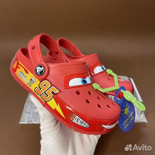 Детские Crocs Cars Classic McQueen / кроксы тачки