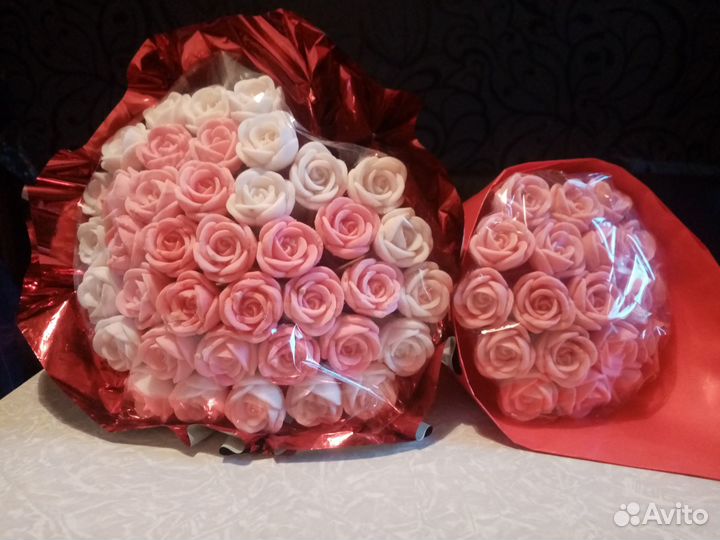 Розы из бельгийского шоколада