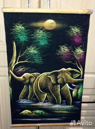 Постер, Картина Слоны