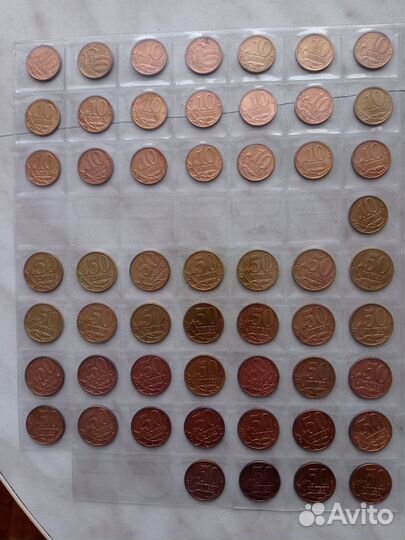 Монеты России. Погодовка 1997-2015г