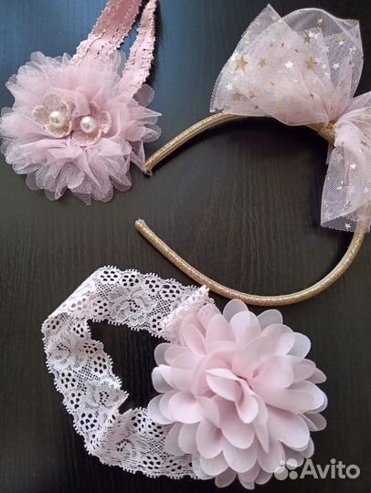 Повязка на голову, ободок для девочки