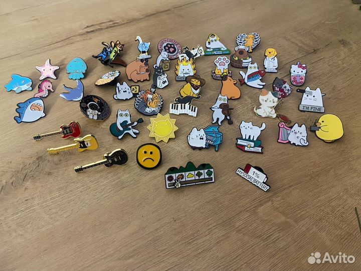 Металлические значки