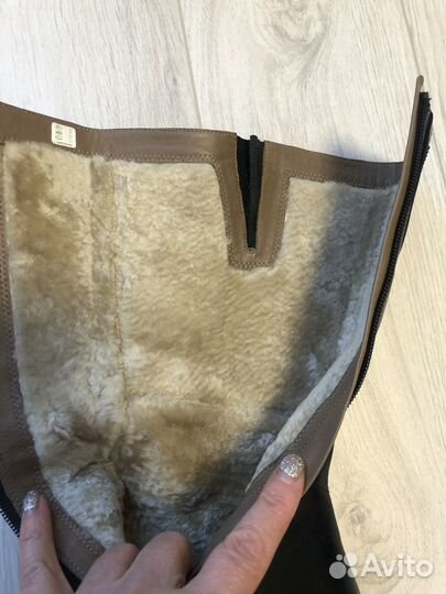 Зимние женские сапоги 38 натуральная кожа