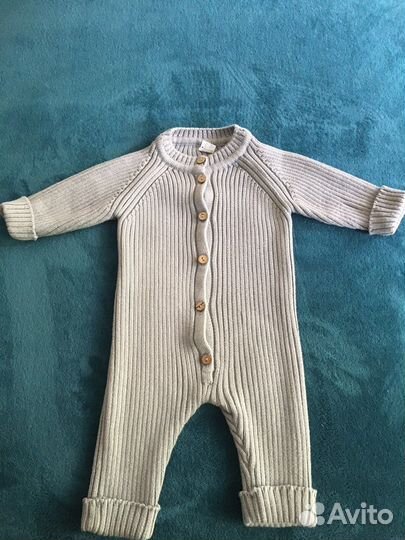 Вязанный комбинезон детский