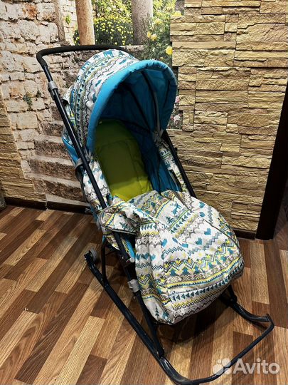 Санки коляска ника
