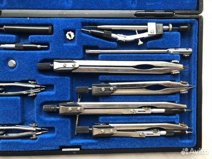 Готовальня 1991г, чертежный набор нч-14-Т-02