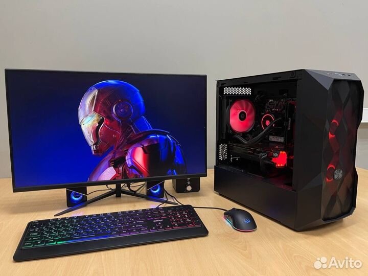 Intel I5 11400/RX6600XT Новый Игровой Компьютер