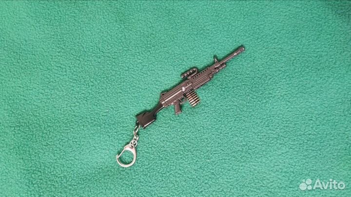 Брелок в виде пулемета, 11см