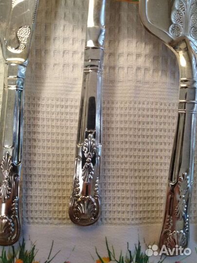 Набор столовых приборов мельхиор Англия