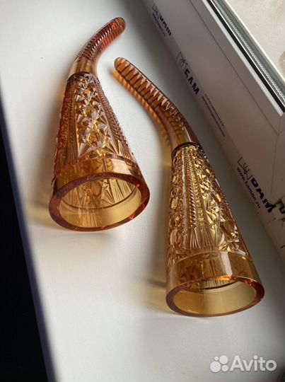 Рог изобилия хрусталь янтарный