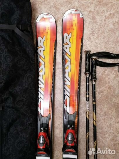 Горные лыжи женские комплект