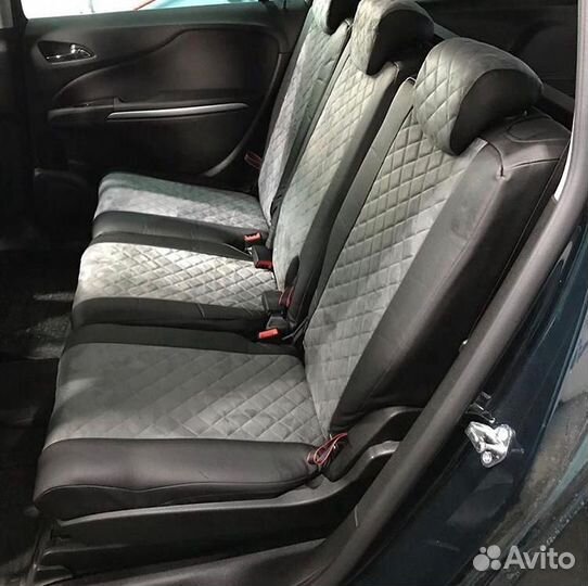 Чехлы алькантара ромб Opel Zafira C от Автопилот