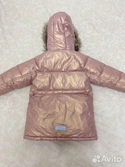 Куртка зимняя детская для девочки размер 104