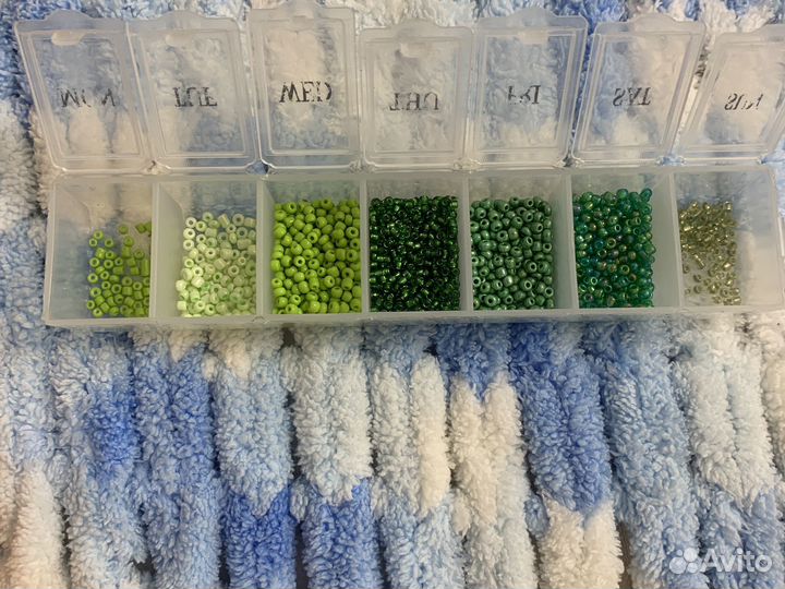 Набор бисера 7 ячеек