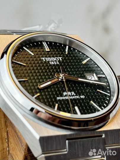 Tissot PRX Powermatic 80 Зеленые оригинал