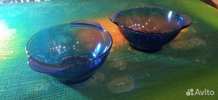 Пиалы для супа синие 2 шт