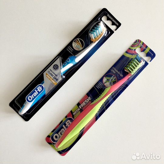 Зубные щетки Oral-B Neon Fresh и Pro-Flex