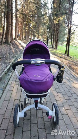 Коляска Silver Cross Surf 2в1 на белой раме