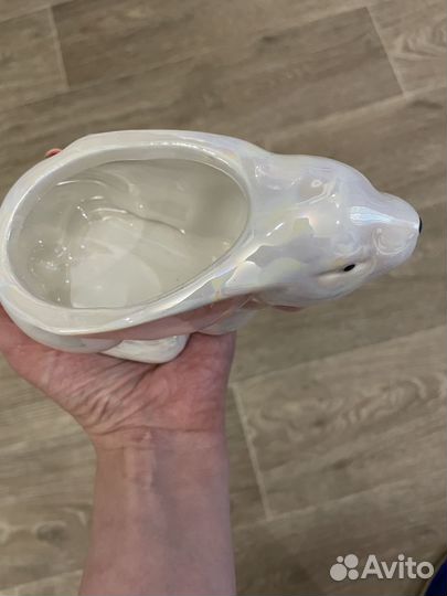 Кашпо декоративное кролик