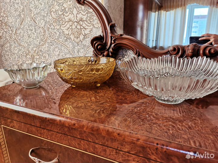 Вазы хрустальные и из стекла