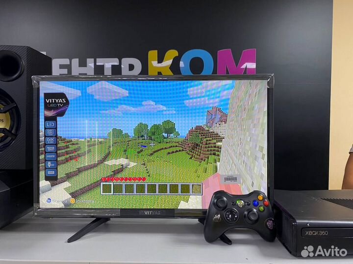 Прошитый xbox360 Slim 500Gb + 80 крутых игр