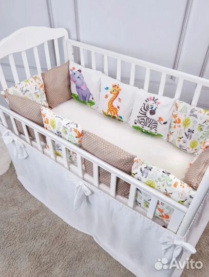 Бортики в кроватку